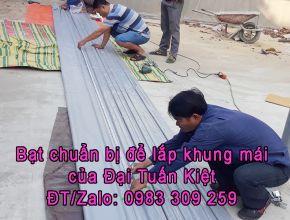 Mái kéo bạt tại Tân Uyên