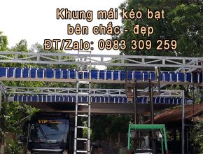 Mái kéo bạt tại Biên Hoà
