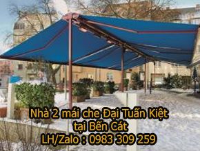 Nhà 2 mái che 2 bên tại Bến Cát