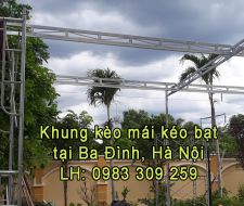 Mai kéo bạt tại Ba Đình