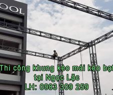 Mái kéo bạt tại Ngọc Lặc