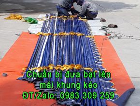 Mái kéo bạt tại Bình Dương