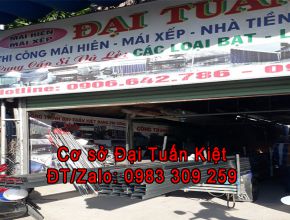 Mái kéo bạt tại Bến Cát