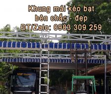 Mái kéo bạt tại Biên Hoà
