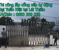 Cổng kéo tự động tại Lái Thiêu