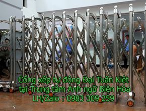 Cổng kéo tự động tại Biên Hòa