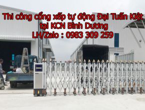 Cổng kéo tự động tại Bình Dương