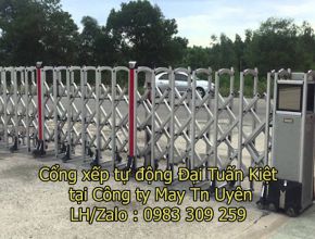 Cổng kéo tự động tại Tân Uyên
