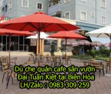 Dù che quán cà phê sân vườn tại Biên Hòa
