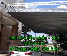 Mái kéo bạt tại Củ Chi