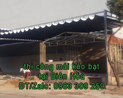 Mái kéo bạt tại Biên Hoà
