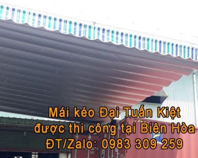 Mái kéo bạt tại Biên Hoà