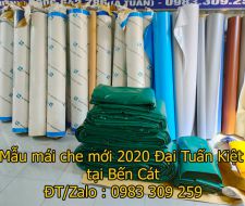 Mẫu mái che mới 2025 tại Bến Cát