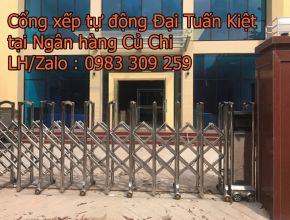 Cổng kéo tự động tại Củ Chi