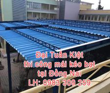 Mái kéo bạt tại Đồng Nai