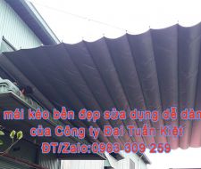 Mái kéo bạt tại Bến Cát