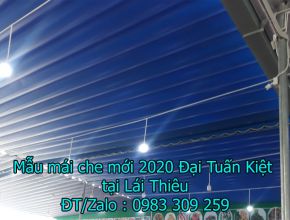 Mẫu mái che mới 2025 tại Lái Thiêu