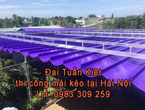Mái kéo bạt tại Hà Nội