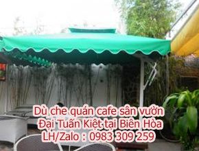 Dù che quán cà phê sân vườn tại Biên Hòa
