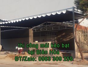 Mái kéo bạt tại Biên Hoà