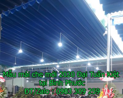 Mẫu mái che mới 2025 tại Bình Phước