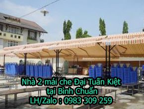 Nhà 2 mái che 2 bên tại Bình Chuẩn