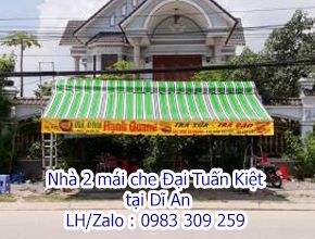 Nhà 2 mái che 2 bên tại Dĩ An