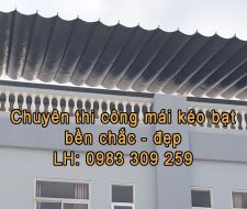 Mái kéo bạt tại Đồng Nai