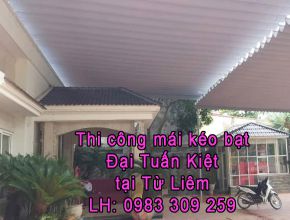 Mái kéo bạt tại Từ Liêm