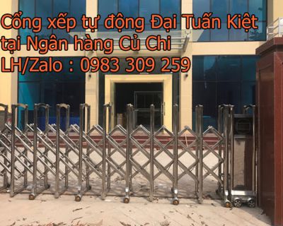Cổng kéo tự động tại Củ Chi
