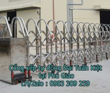 Cổng kéo tự động tại Phú Giáo