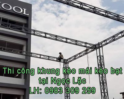 Mái kéo bạt tại Ngọc Lặc