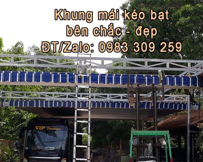 Mái kéo bạt tại Biên Hoà