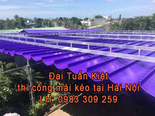 Mái kéo bạt tại Hà Nội