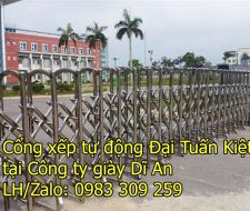 Cổng kéo tự động tại Dĩ An