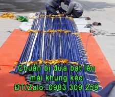 Mái kéo bạt tại Bình Dương