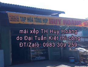 Mái kéo bạt tại QL 13