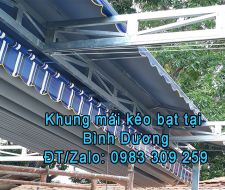 Mái kéo bạt tại Bình Dương