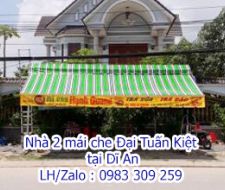 Nhà 2 mái che 2 bên tại Dĩ An