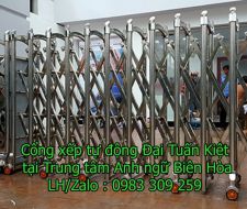 Cổng kéo tự động tại Biên Hòa