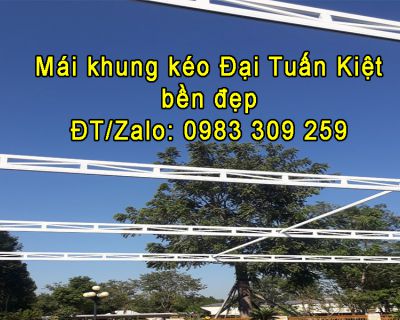 Mái kéo bạt tại Cổng Xanh