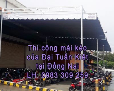 Mái kéo bạt tại Đồng Nai