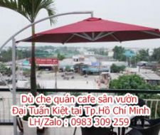 Dù che quán cà phê sân vườn tại TP. Hồ Chí Minh