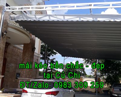 Mái kéo bạt tại Củ Chi