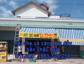 Mái kéo bạt tại Phú Hòa, Bến Cát, Bình Dương