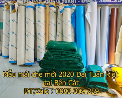Mẫu mái che mới 2025 tại Bến Cát