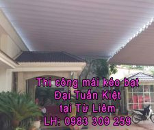 Mái kéo bạt tại Từ Liêm