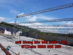 Mái kéo bạt tại Bến Cát