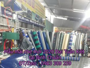 Mẫu mái che mới 2025 tại Bình Chuẩn