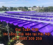 Mái kéo bạt tại Hà Nội